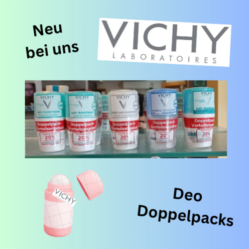 VICHY DEO Roll-on Antitranspirant 48h Doppelpack